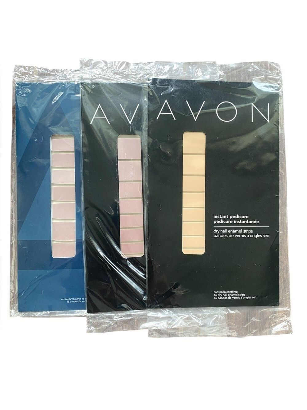 Avon Instant Pedicure Manicure Nail Strips New